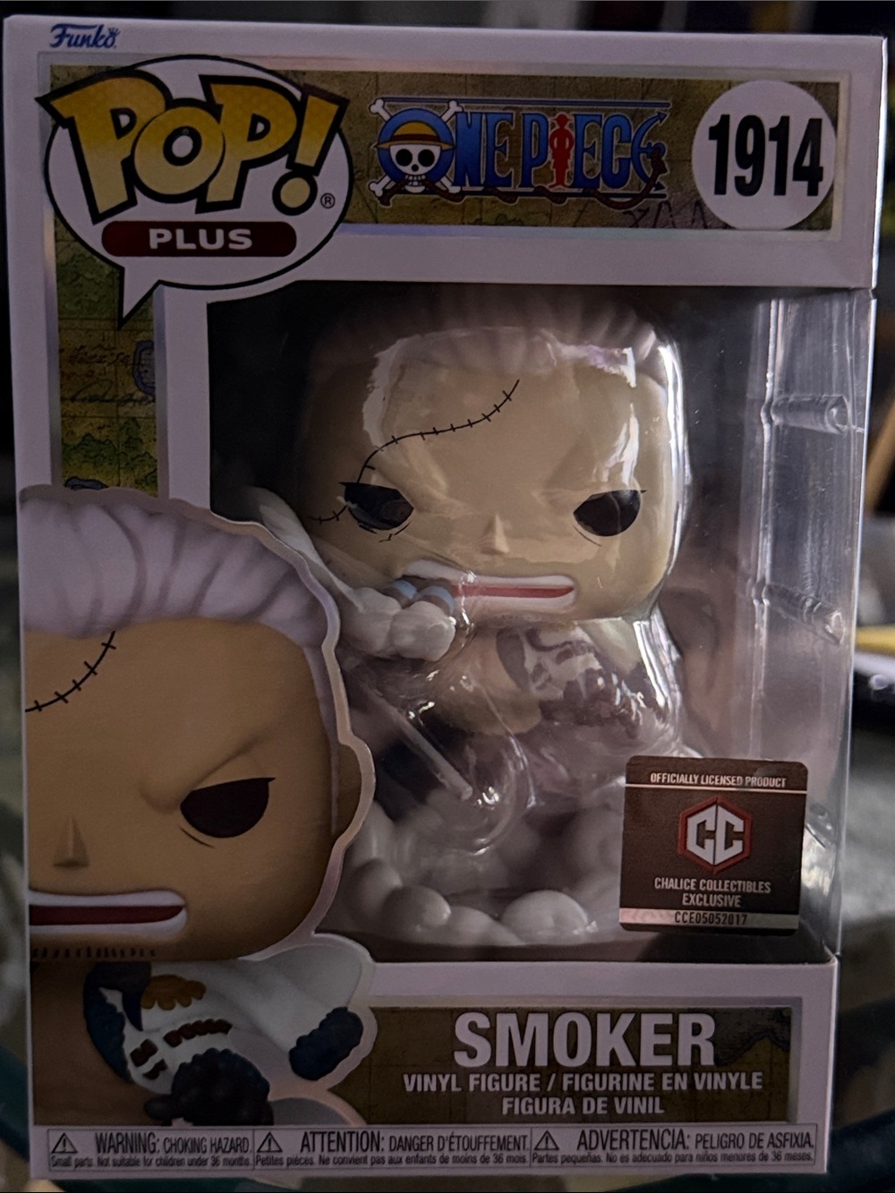 Funko Pop! Plus One Piece Figure - White, Black, Blue, Yellow